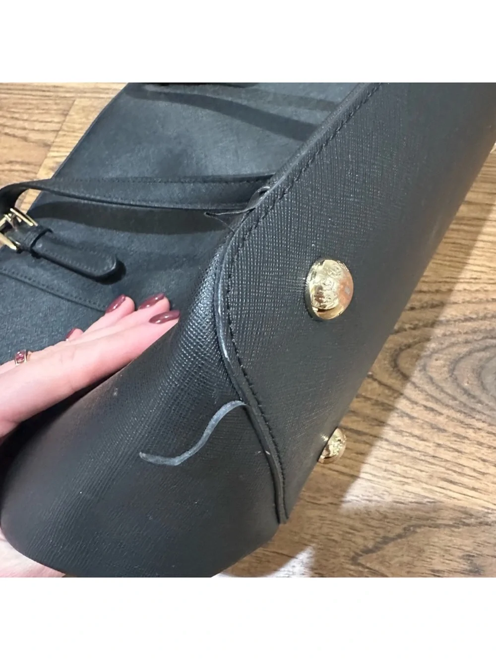 Michael Kors Black Leather Tote